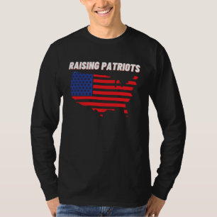 Raising Patriots USA American Flag T-Shirt