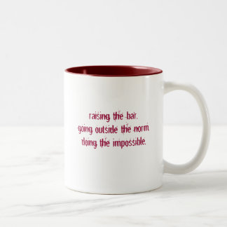 Raising the Bar Mug White/Red