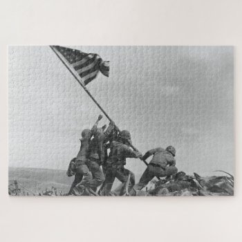 Raising The Flag On Iwo Jima Jigsaw Puzzle by Argos_Photography at Zazzle