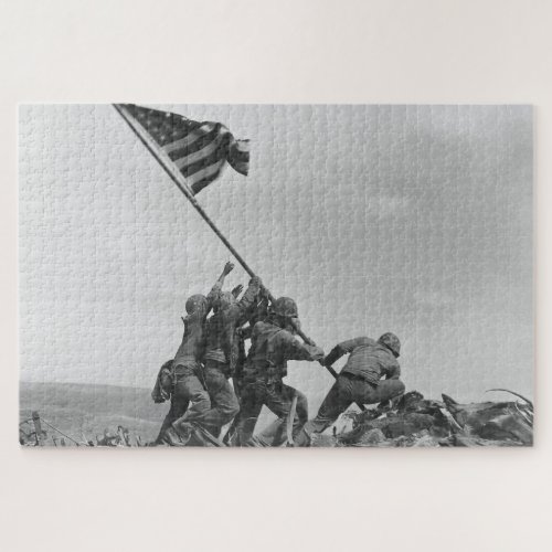Raising the Flag on Iwo Jima Jigsaw Puzzle