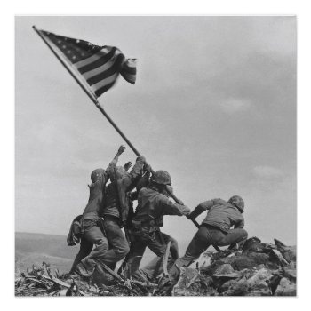Raising The Flag On Iwo Jima Poster by Argos_Photography at Zazzle