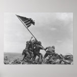 Raising The Flag On Iwo Jima Poster at Zazzle