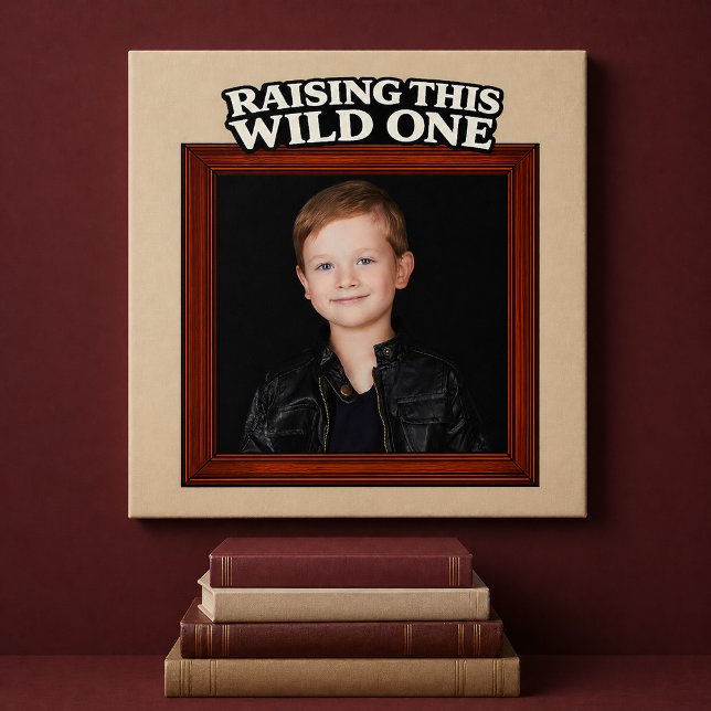 Raising This Wild One Custom Kid Photo Poster (Creator Uploaded)
