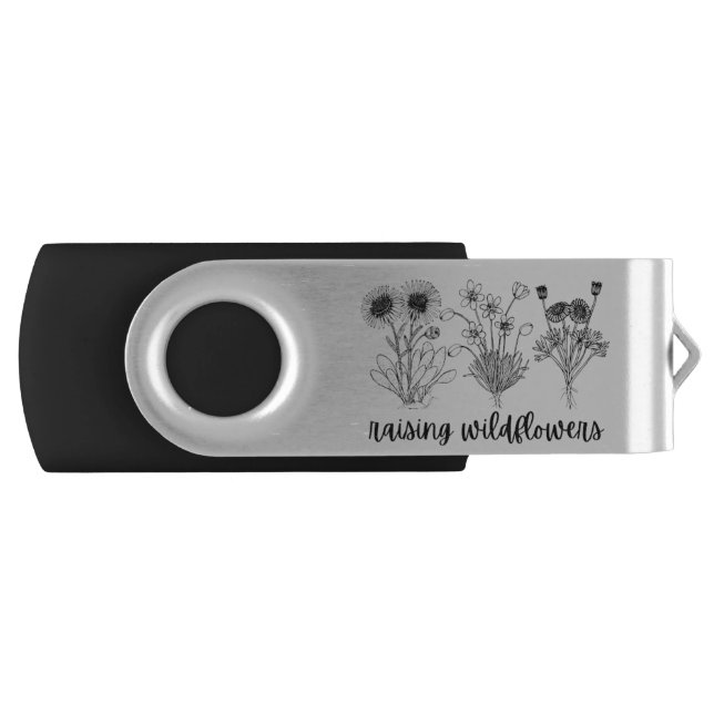 Raising Wild Flowers Flash Drive (Front)