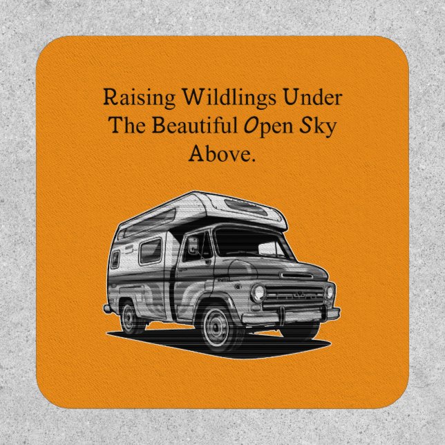 Raising Wildlings Open Sky Nature Explorer Family  Patch (Front)