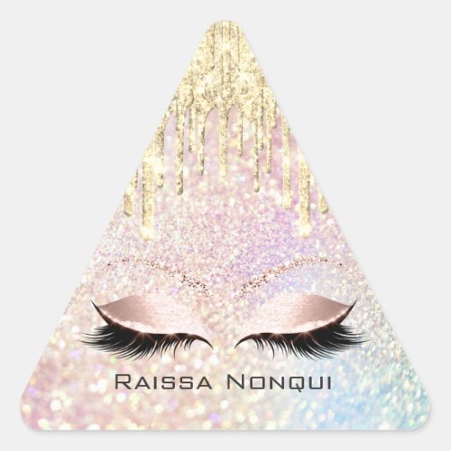 Raissa Crown 16th 15th Bridal Holographic3 Triangle Sticker