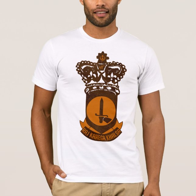 Raj Karega KHALSA T-Shirt (Front)