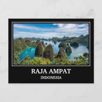 Raja Ampat Indonesia Postcard by MalaysiaGiftsShop at Zazzle