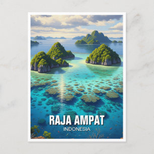 Raja Ampat Indonesia Postcard