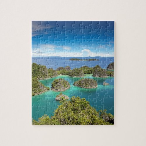 Raja Ampat paradise tropical islands Jigsaw Puzzle