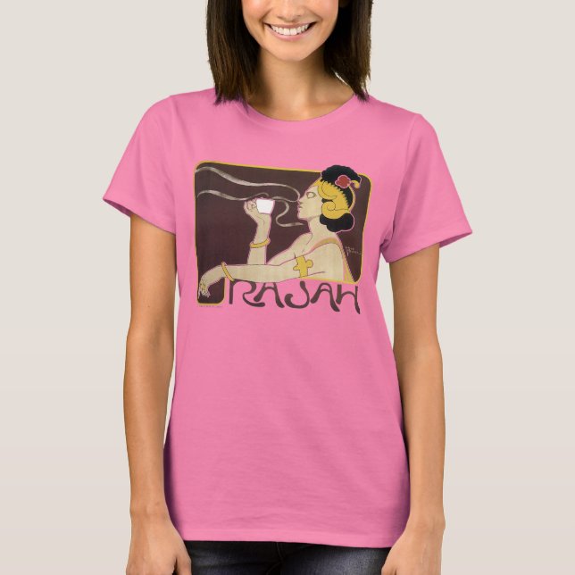 "RAJAH COFFEE" Womens T-Shirt (Front)