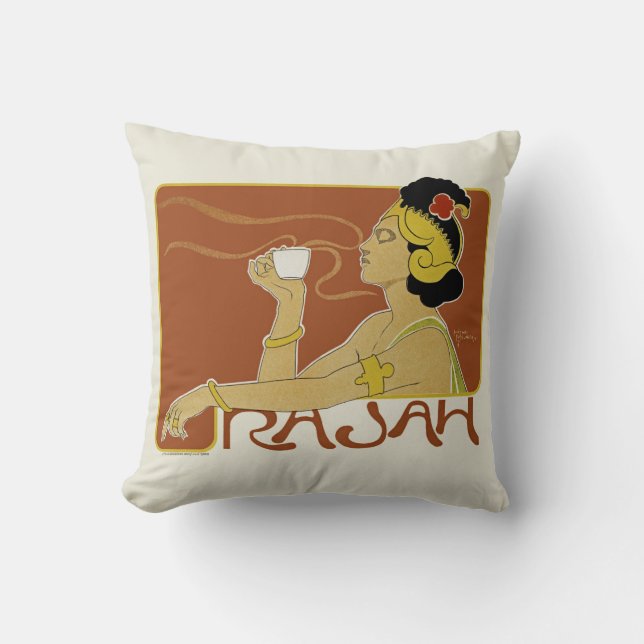Rajah Throw Pillow (Front)