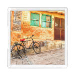 Rajasthan Street Scene: Indian Style Acrylic Tray