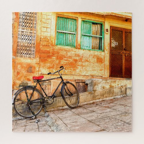 Rajasthan Street Scene Indian Style Jigsaw Puzzle