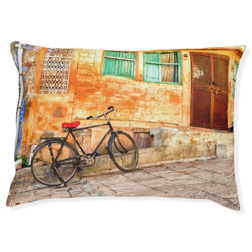 Rajasthan Street Scene Indian Style Pet Bed
