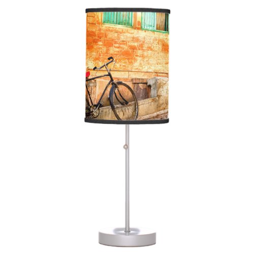 Rajasthan Street Scene Indian Style Table Lamp