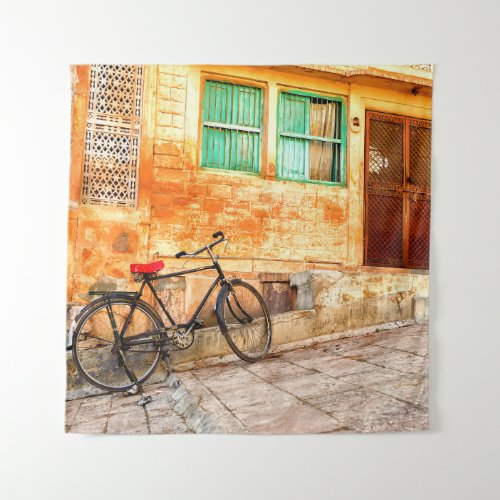 Rajasthan Street Scene Indian Style Tapestry