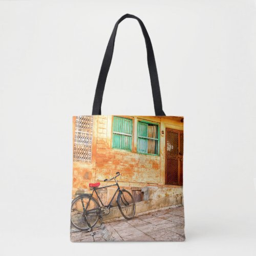 Rajasthan Street Scene Indian Style Tote Bag
