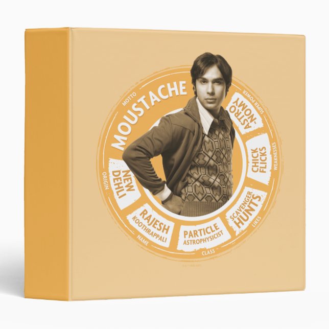 Rajesh Info Graphic 3 Ring Binder (Front/Spine)