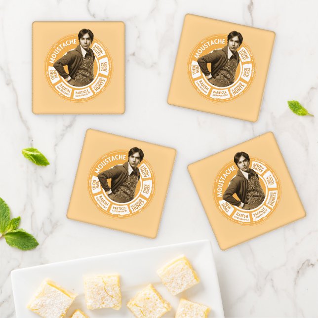 Rajesh Info Graphic Coaster Set (In Situ)