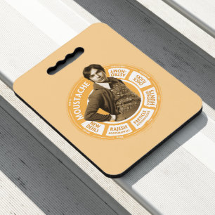 Rajesh Info Graphic Seat Cushion