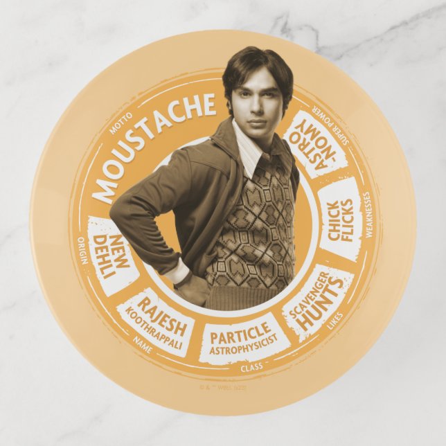 Rajesh Info Graphic Trinket Tray (Front)