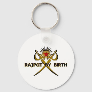 Rajput By Birth Sun-Star Keychain