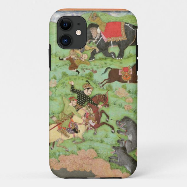 Rajput princes hunting bears; a mahout and his ele Case-Mate iPhone case (Back)