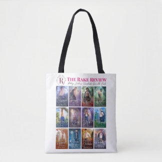 Rake Review One-Sided Tote- White Tote Bag
