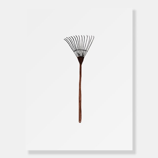 Rake Watercolor Foam Board (Front)