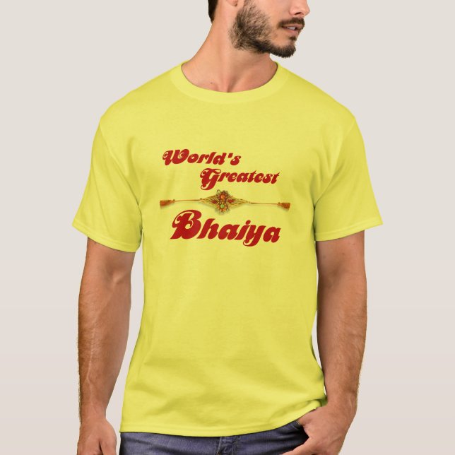 Rakhi – World's Greatest Bhaiya T-Shirt (Front)