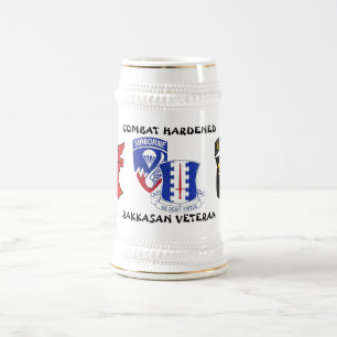 Rakkasan 187th Infantry Regiment Combat Hardened Beer Stein