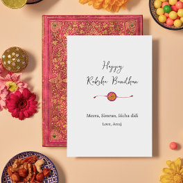 Raksha bandhan, happy rakhi card, holiday card