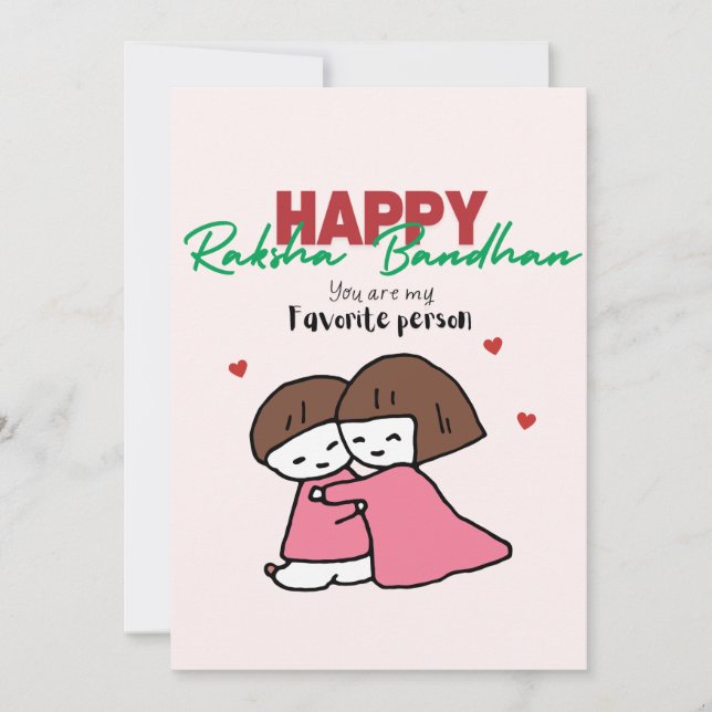 Raksha Bandhan Holiday Card (Front)