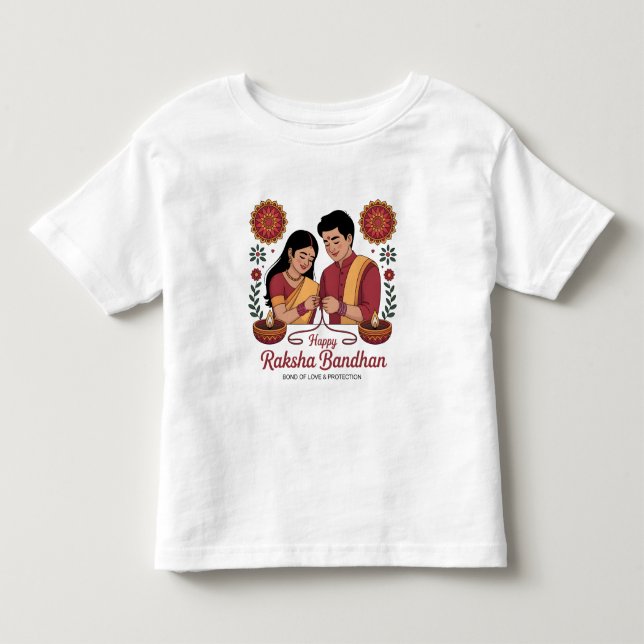 Raksha Bandhan Toddler Fine Jersey T-Shirt (Front)