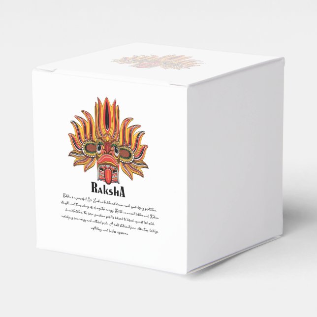 Raksha Mask Favor Boxes (Front Side)