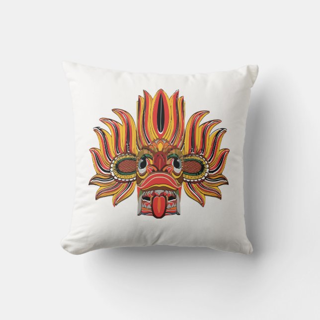 Raksha Throw Pillow (Front)