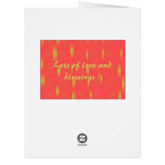 Rakshabandhan Card (Back)