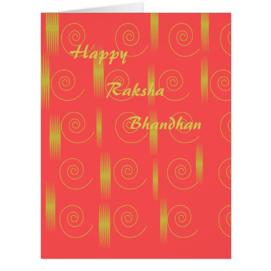 Rakshabandhan Card (Front)
