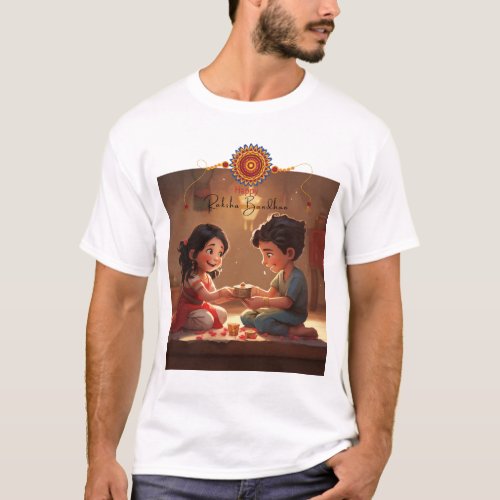 Rakshan Bandhan Brother and Sister T_shirt