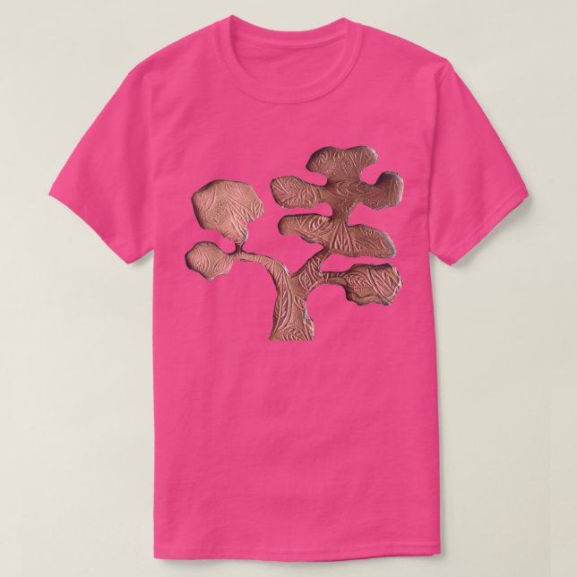 Raku Bonsai Tree T-Shirt (Design Front)