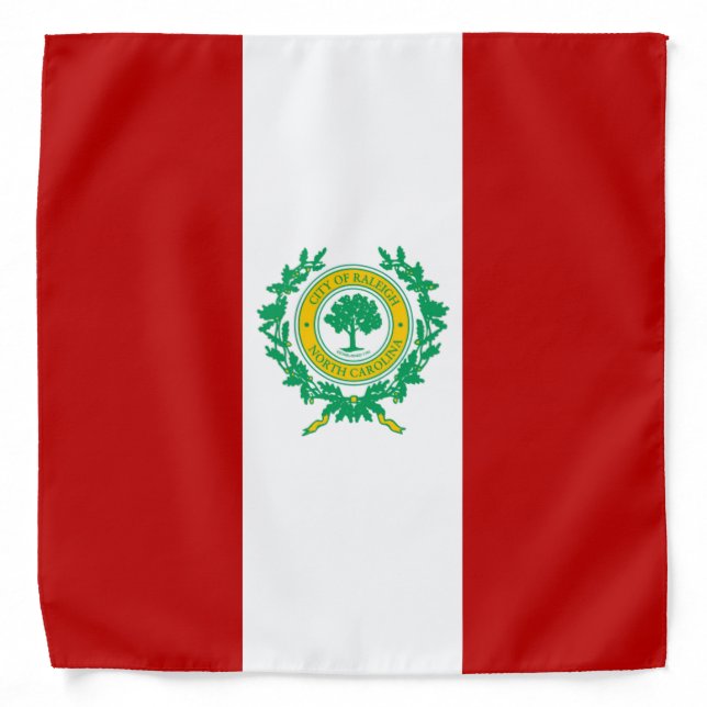 Raleigh City flag Bandana (Front)