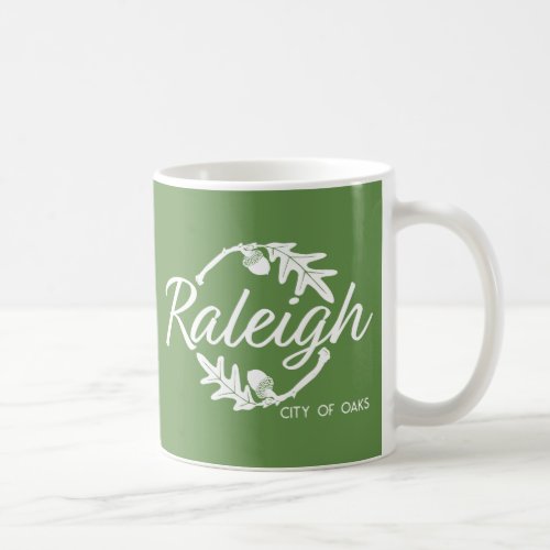 Raleigh City of Oaks Coffee Mug