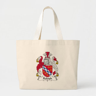 Raleigh Family Crest Large Tote Bag
