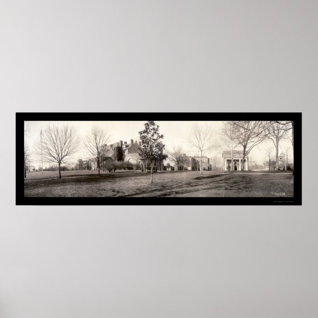 Raleigh, NC College Photo 1909 Poster (Front)