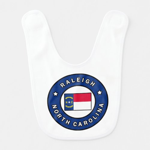 Raleigh North Carolina Baby Bib