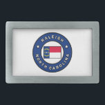 Raleigh North Carolina Belt Buckle<br><div class="desc">Raleigh North Carolina</div>