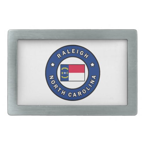 Raleigh North Carolina Belt Buckle