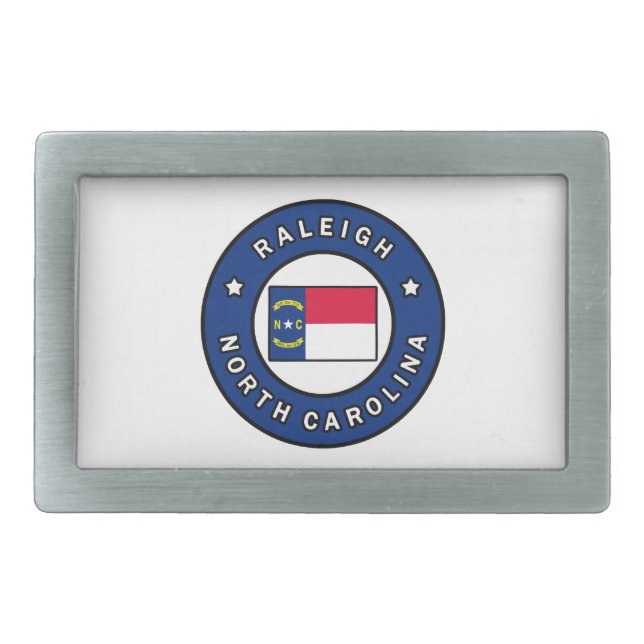 Raleigh North Carolina Belt Buckle (Front)