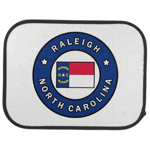 Raleigh North Carolina Car Floor Mat